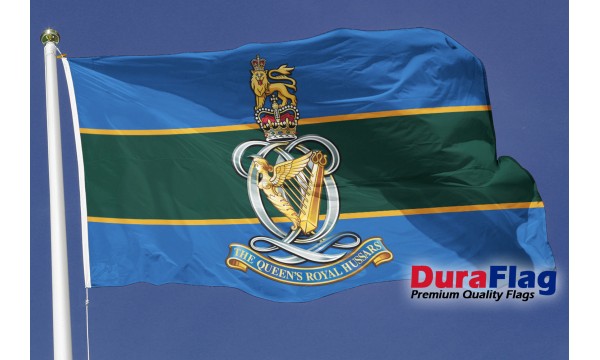 DuraFlag® Queens Royal Hussars Premium Quality Flag